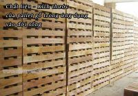 Chất liệu - Kích thước của pallet gỗ trong ứng dụng vào đời sống