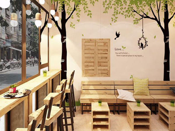 Bàn - Ghế gỗ Palet | Tạo điểm nhấn sang trọng cho không gian quán cà phê của bạn Bàn - Ghế gỗ Palet | Tạo điểm nhấn sang trọng cho không gian quán cà phê của bạn